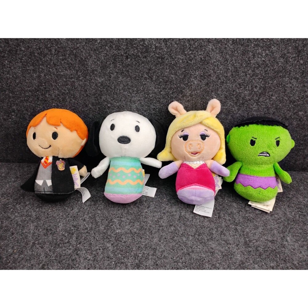 Hallmark Itty Bittys Lot Variety Hulk Harry Potter Ron Weasley Snoopy Miss Piggy